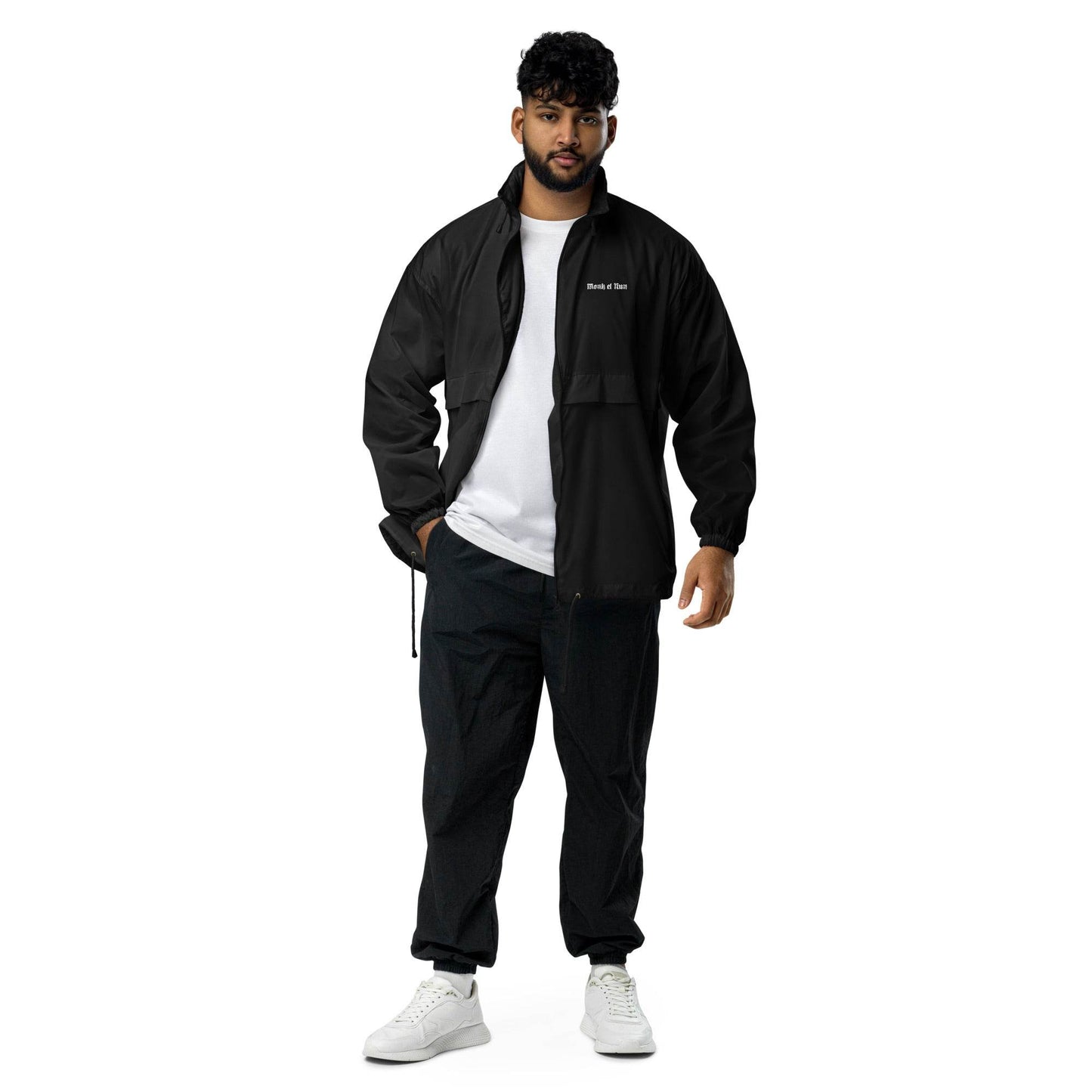 Unisex windbreaker Logo - Monk&Nun UnisexClothing