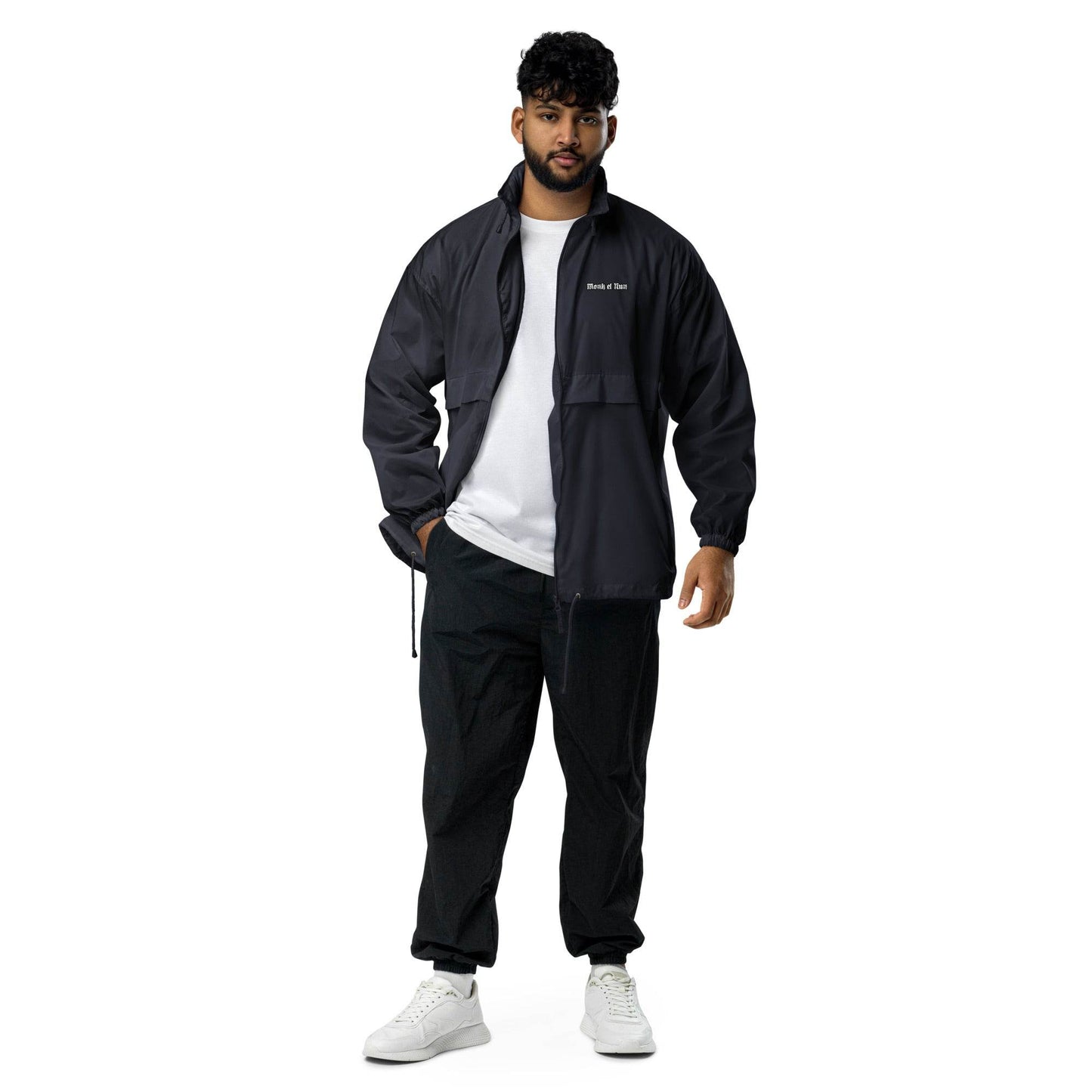 Unisex windbreaker Logo - Monk&Nun UnisexClothing