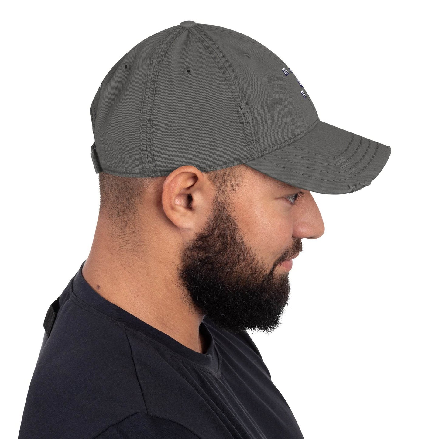 Hat 100% cotton Distressed Dad LOGO - Monk&Nun UnisexClothing