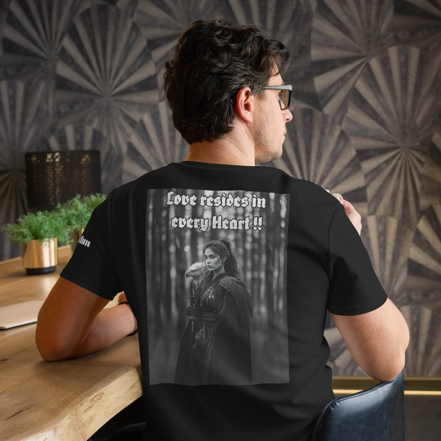 Men's premium 100%cotton t-shirt Design #1 - Monk&Nun UnisexClothing