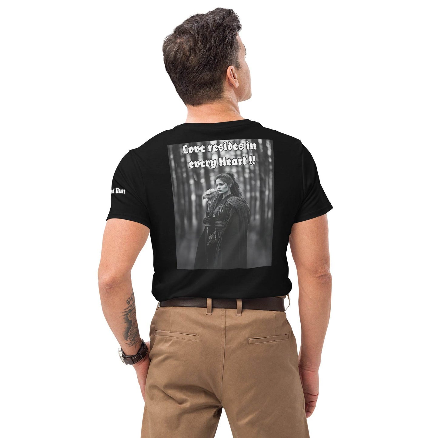 Men's premium 100%cotton t-shirt Design #1 - Monk&Nun UnisexClothing