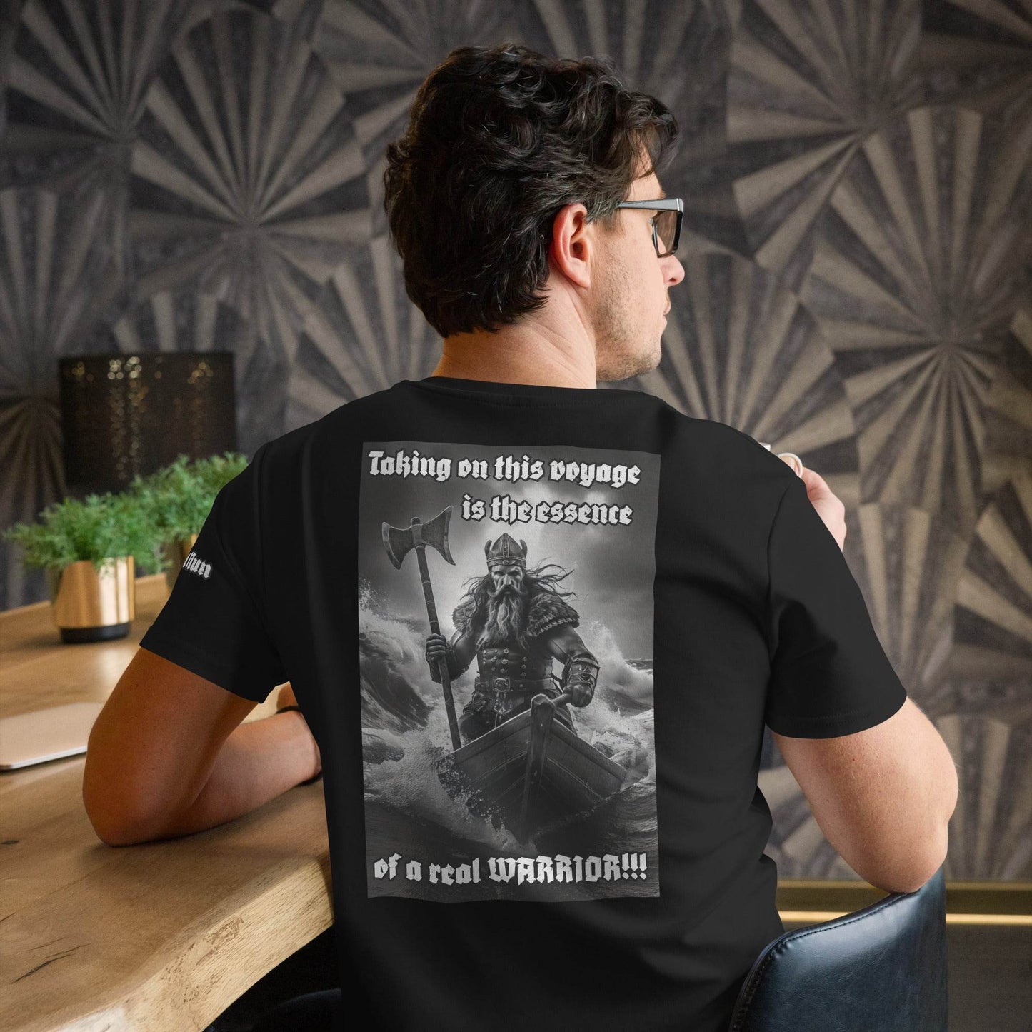 Men's premium 100%cotton t-shirt Design #12 - Monk&Nun UnisexClothing
