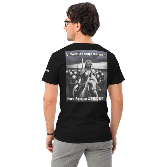 Men's premium 100%cotton t-shirt Design #14 - Monk&Nun UnisexClothing