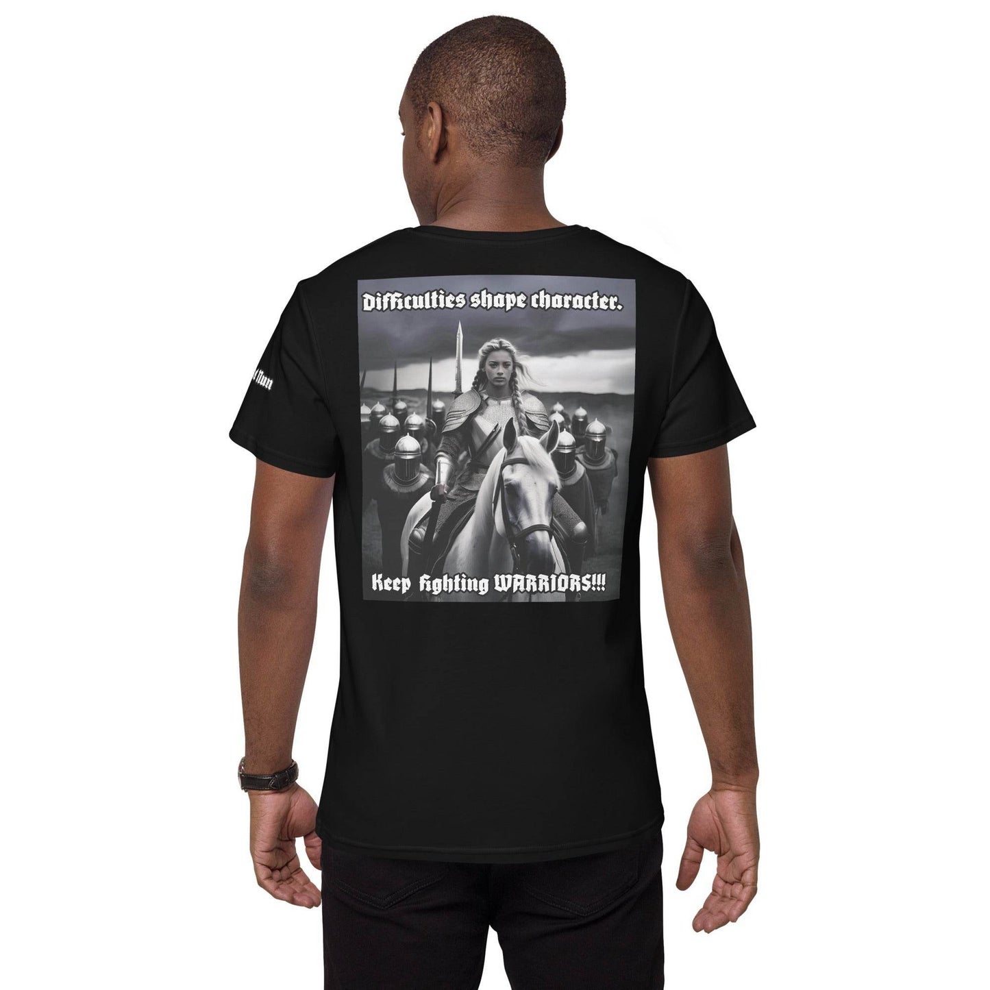 Men's premium 100%cotton t-shirt Design #14 - Monk&Nun UnisexClothing