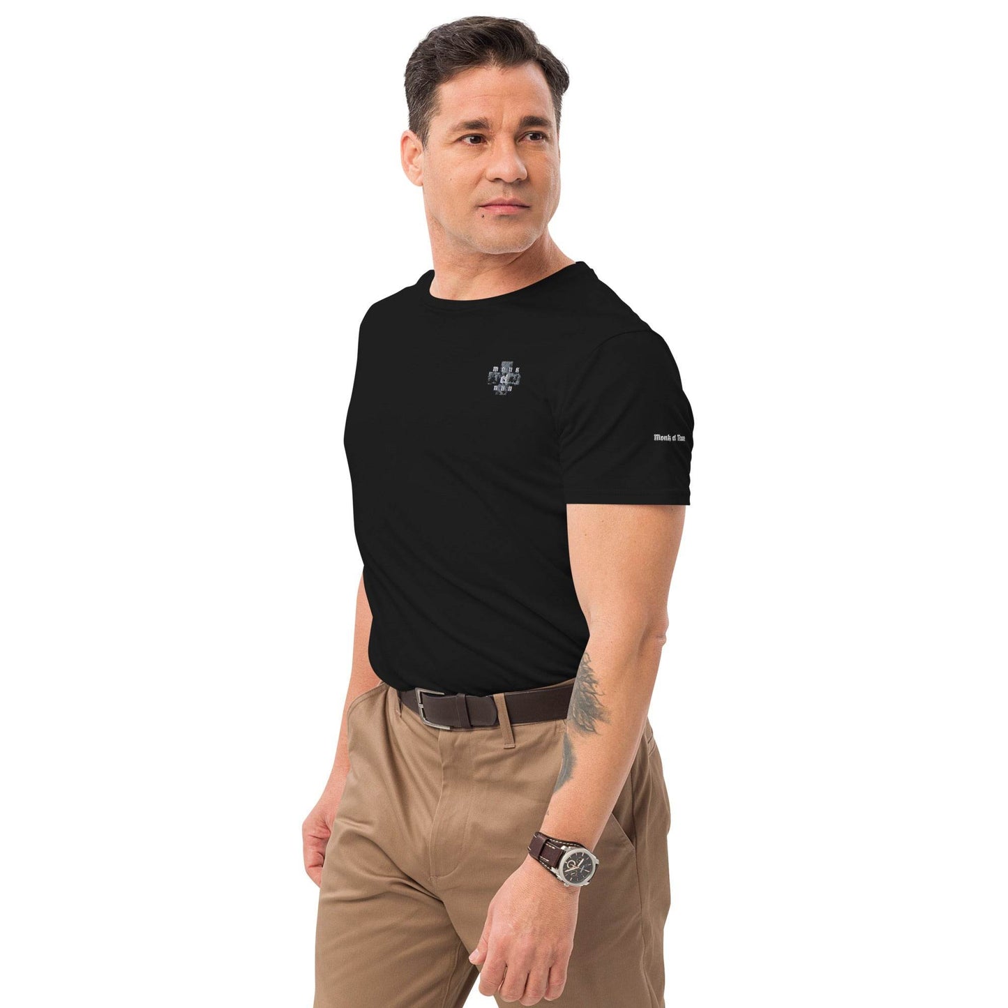 Men's premium 100%cotton t-shirt Always think positive - Monk&Nun UnisexClothing
