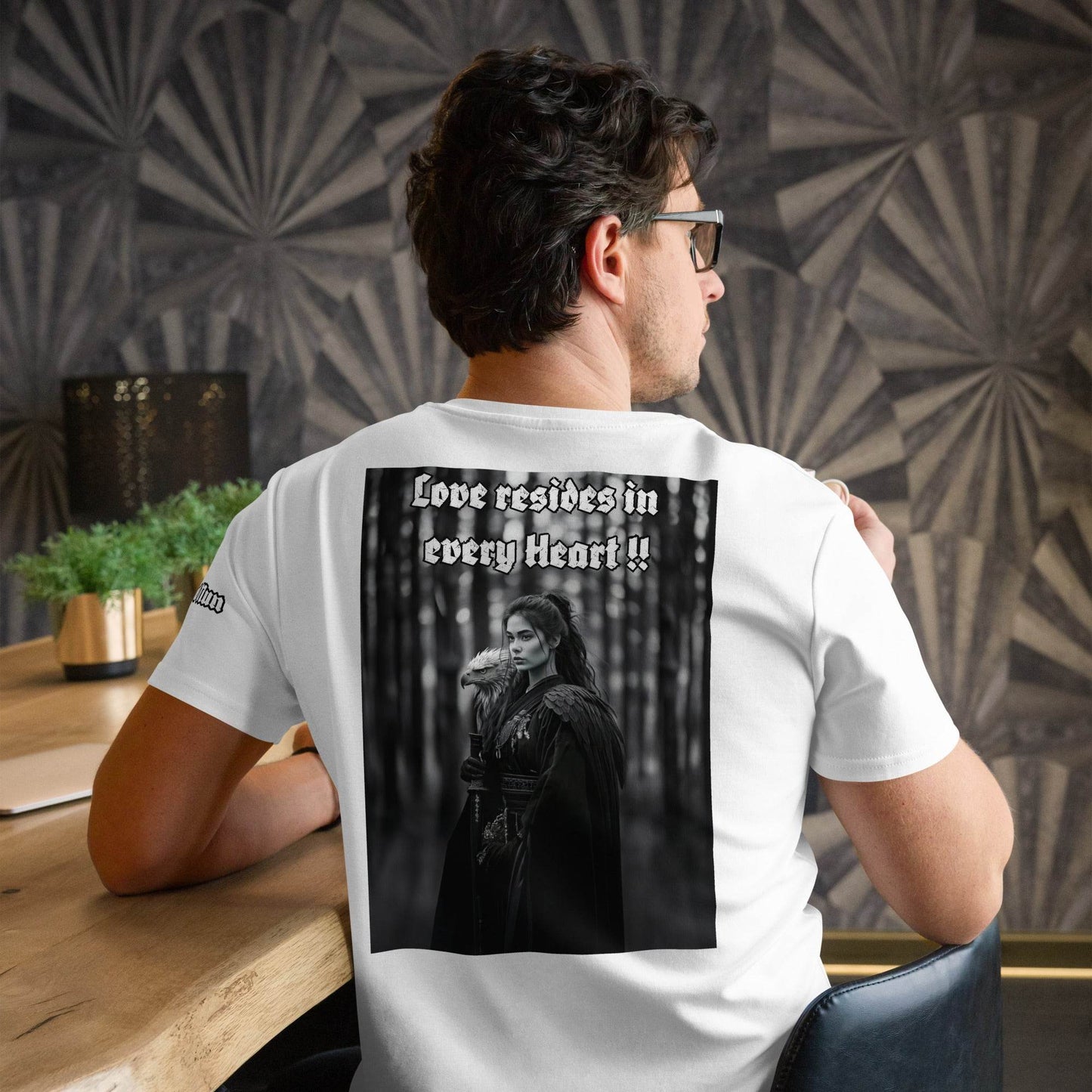 Men's premium 100%cotton t-shirt Design #1 - Monk&Nun UnisexClothing