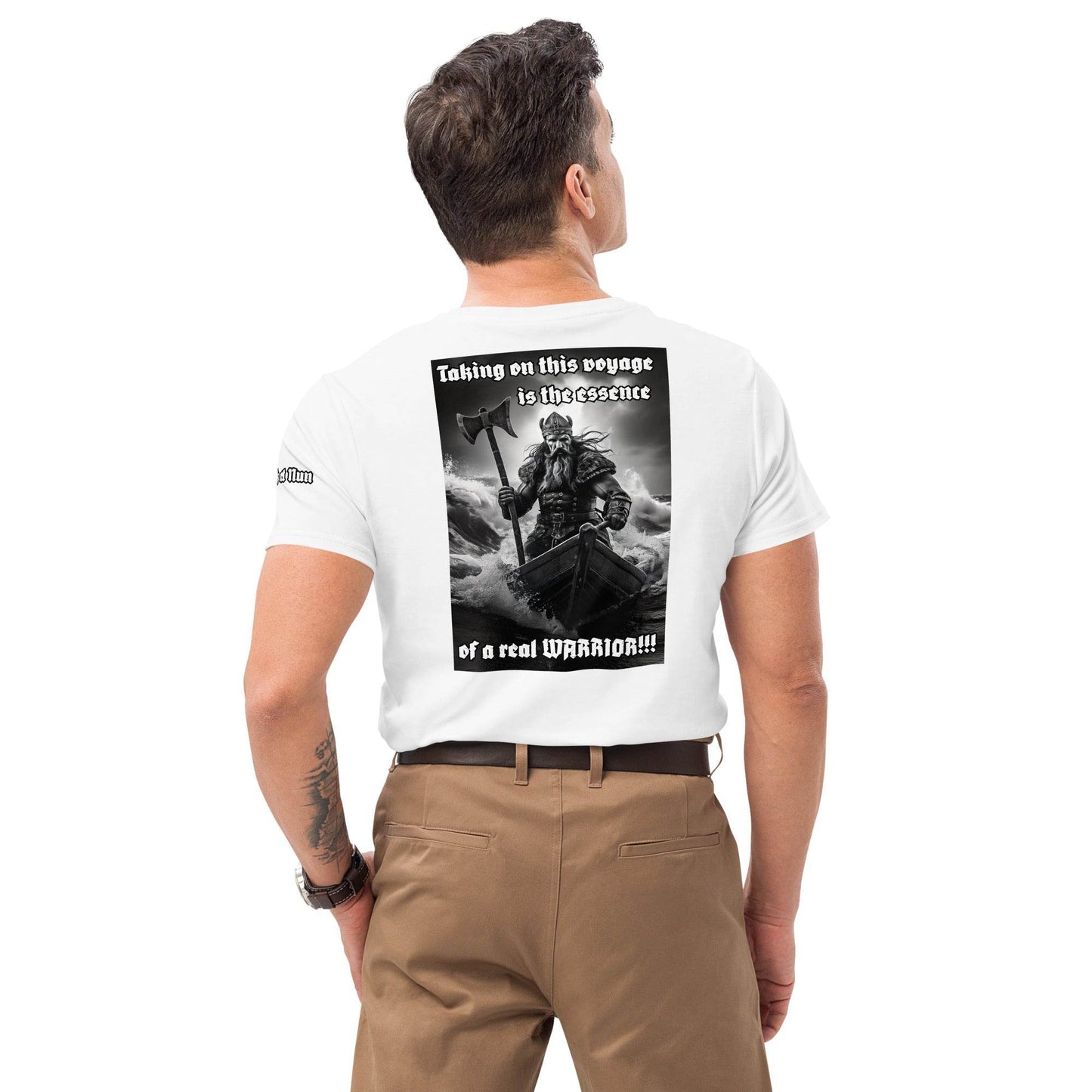 Men's premium 100%cotton t-shirt Design #12 - Monk&Nun UnisexClothing