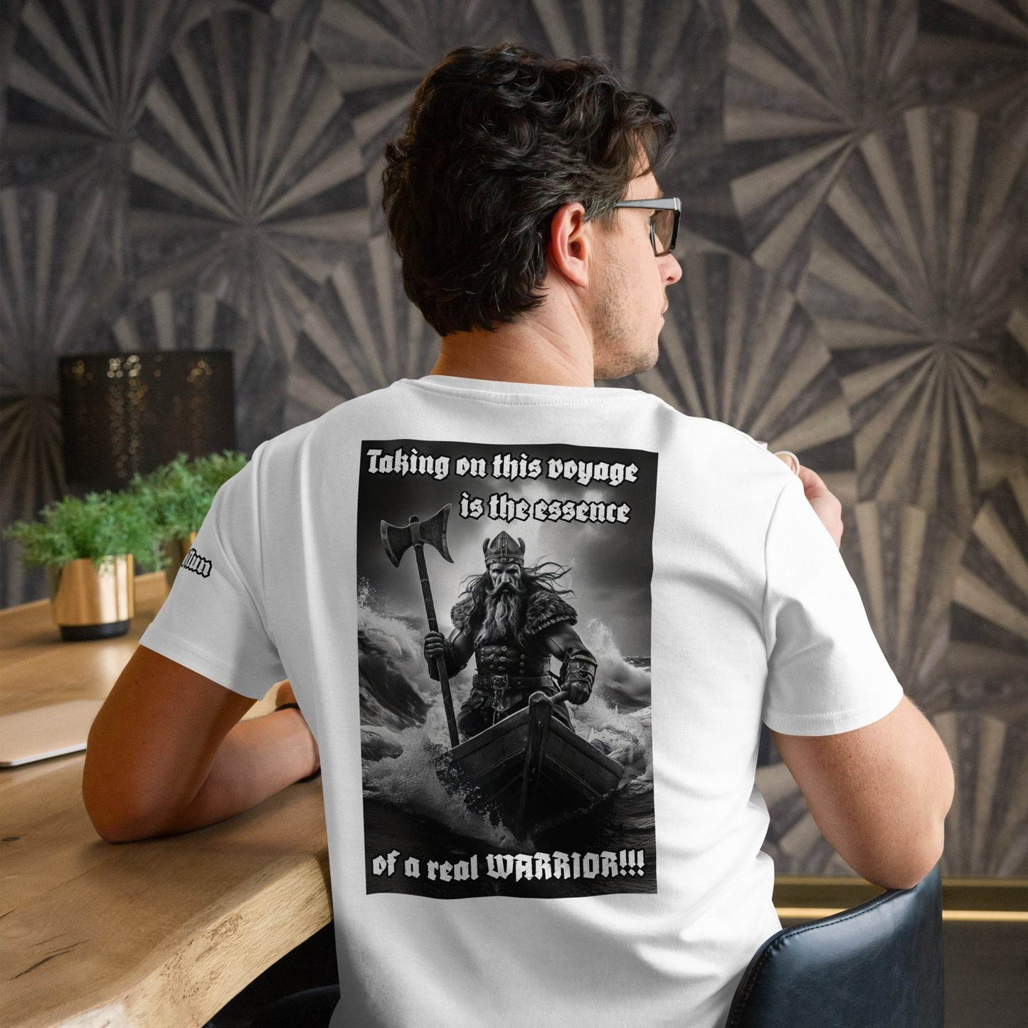 Men's premium 100%cotton t-shirt Design #12 - Monk&Nun UnisexClothing