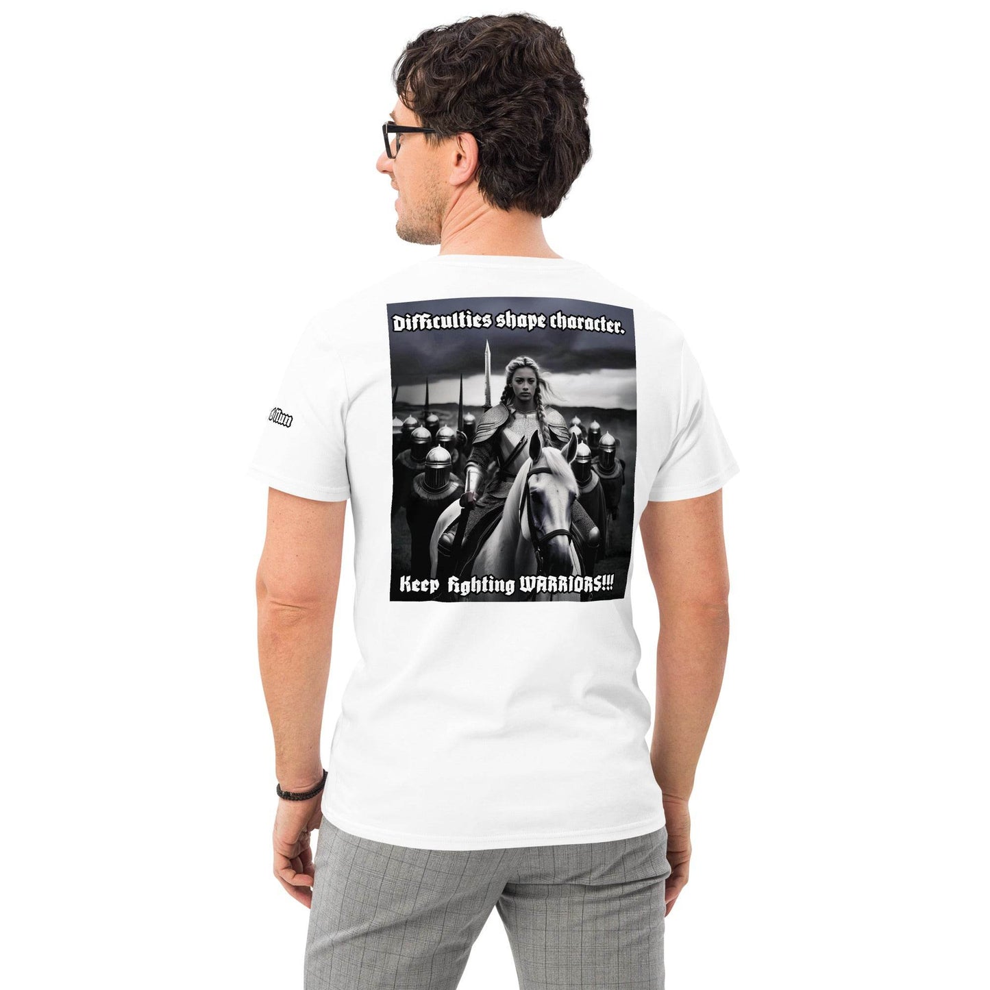 Men's premium 100%cotton t-shirt Design #14 - Monk&Nun UnisexClothing