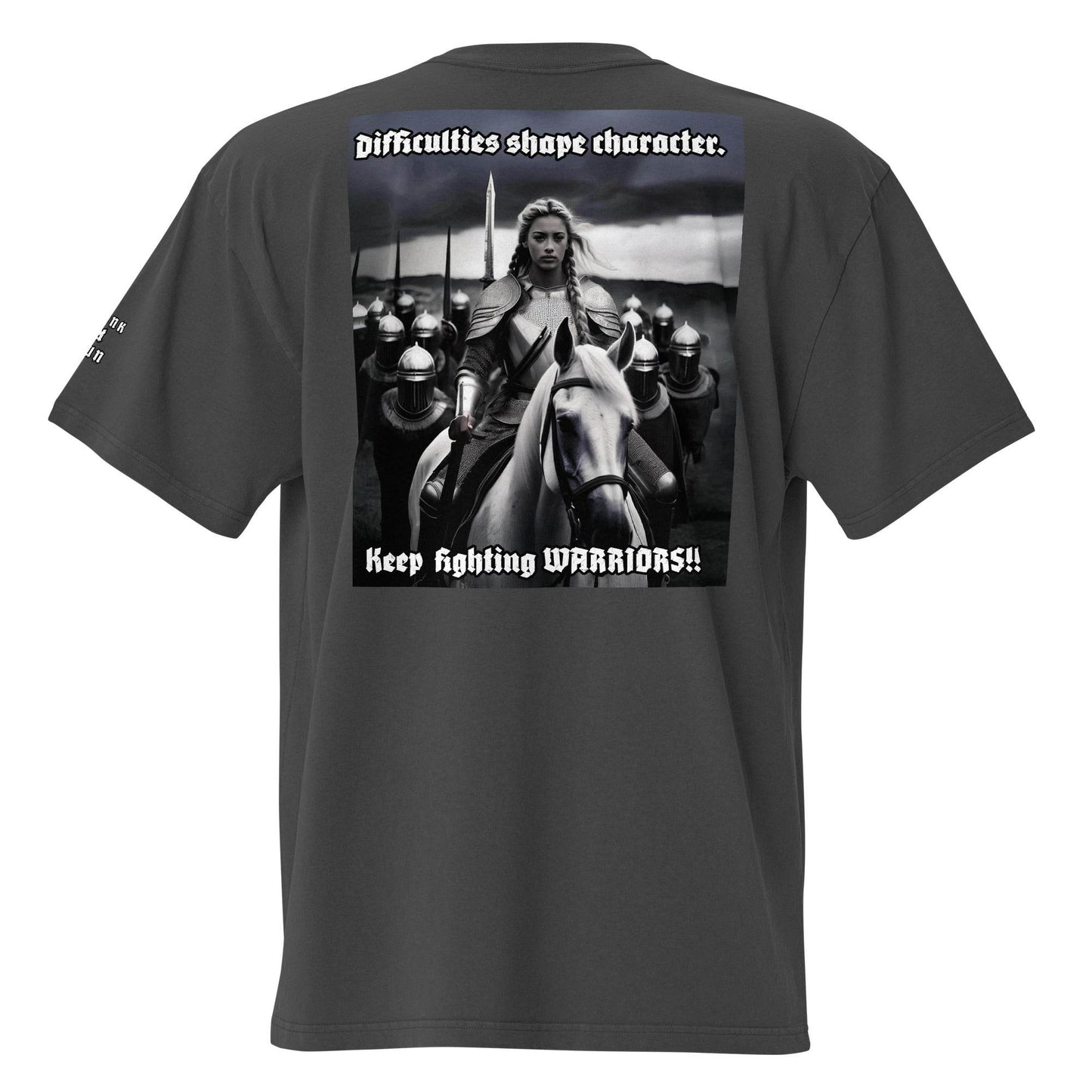 Unisex Oversized faded 100% carded cotton t-shirt Design #14 - Monk&Nun UnisexClothing