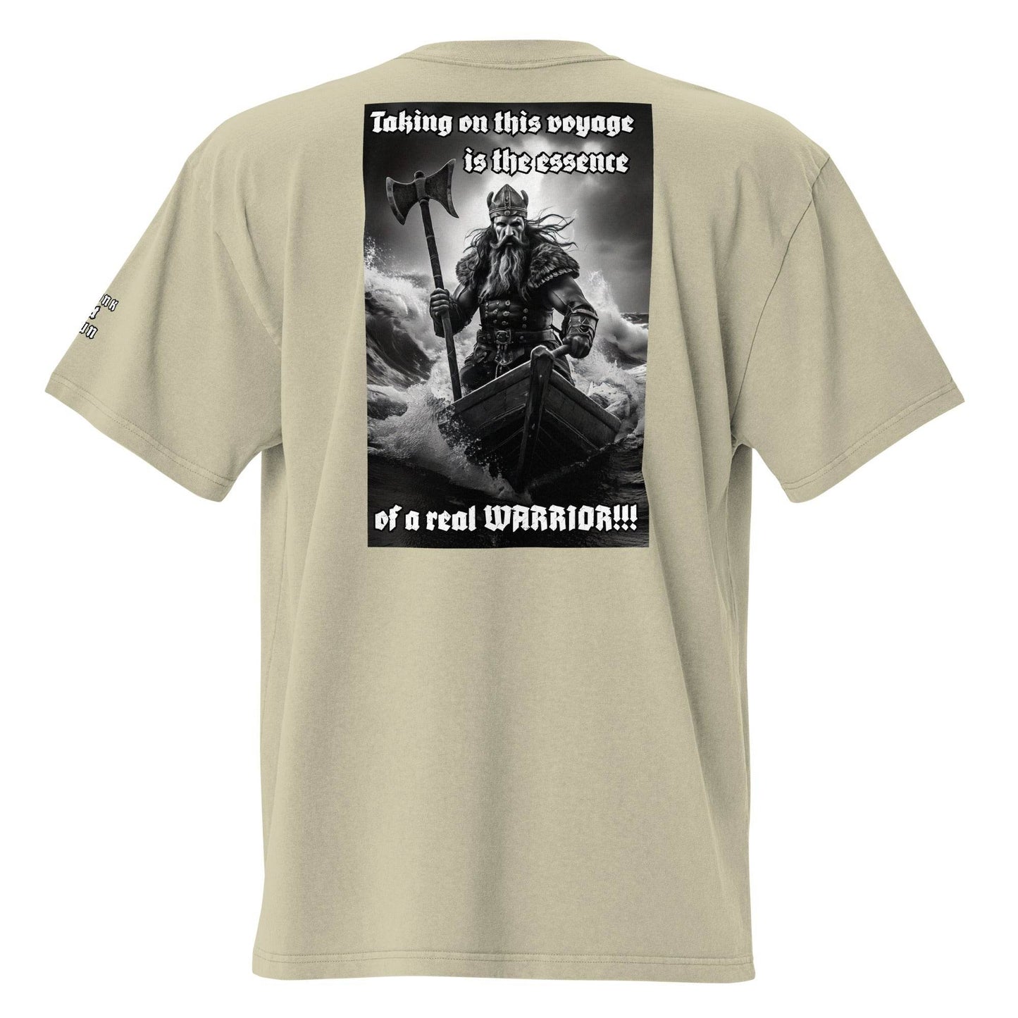 Unisex Oversized faded 100% carded cotton t-shirt Design #12 - Monk&Nun UnisexClothing