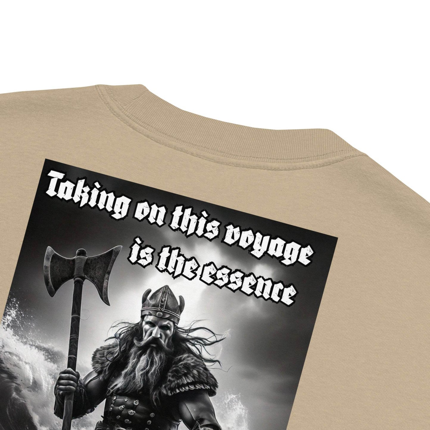 Unisex Oversized faded 100% carded cotton t-shirt Design #12 - Monk&Nun UnisexClothing