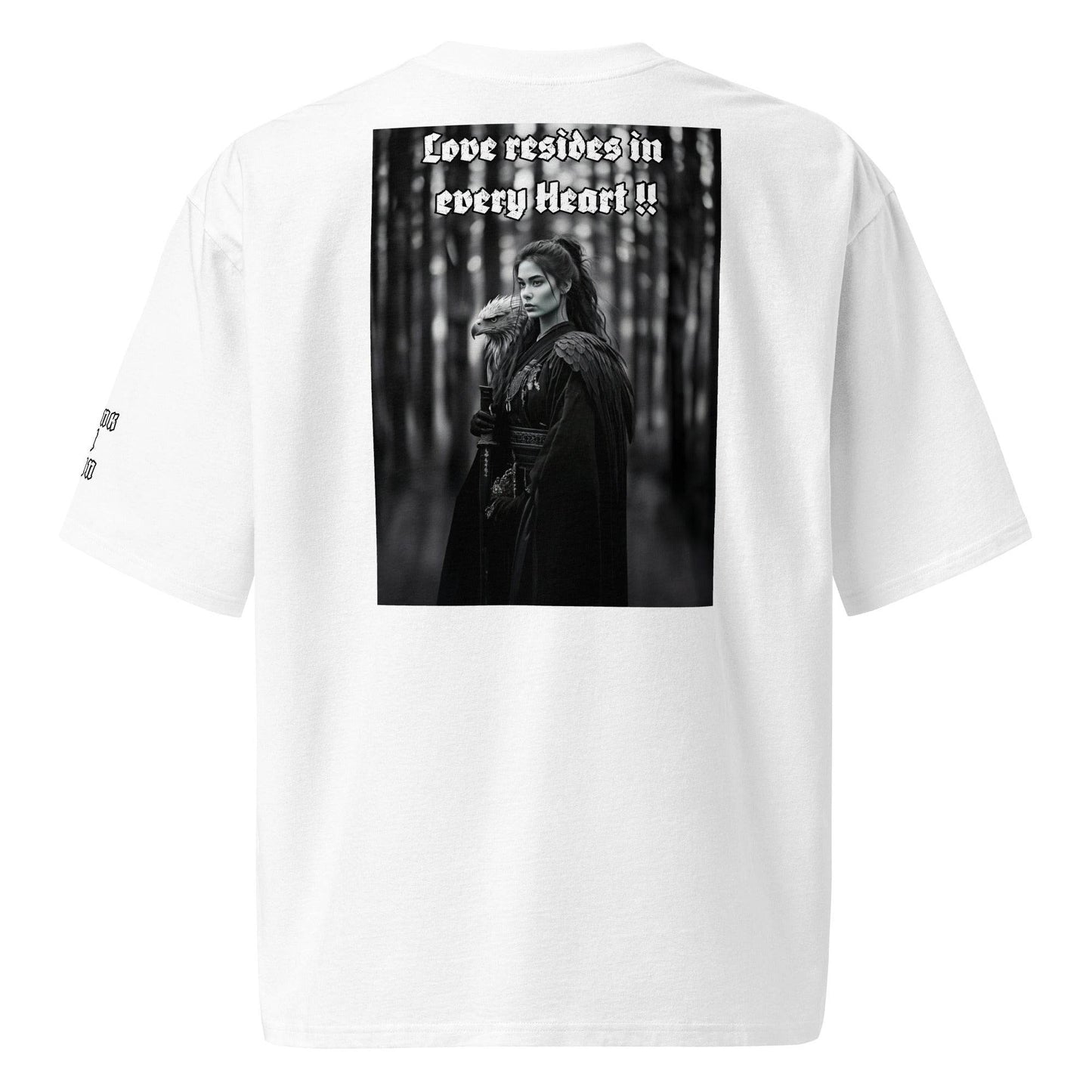 Unisex Oversized 100% premium cotton heavyweight t-shirt Design #1 - Monk&Nun UnisexClothing