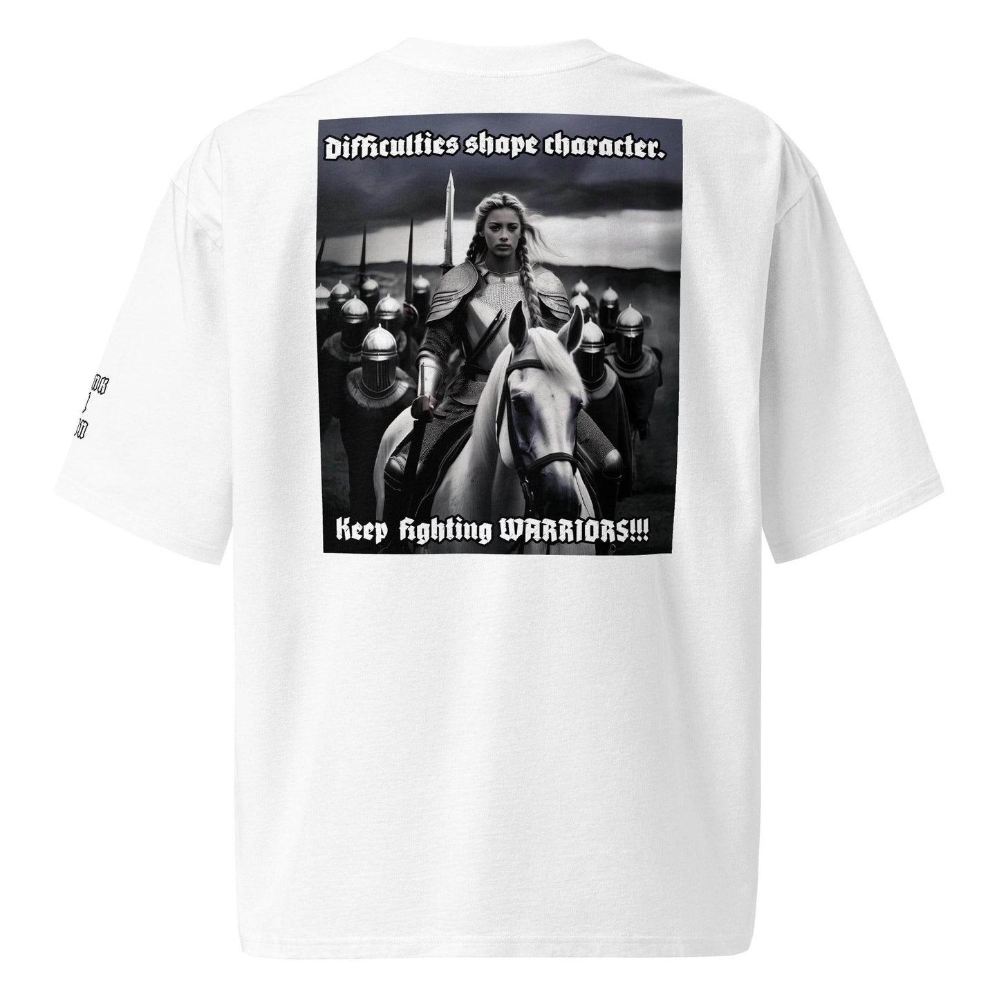 Unisex Oversized 100% premium cotton heavyweight t-shirt Design #14 - Monk&Nun UnisexClothing