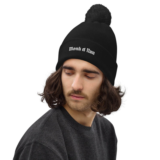 Beanie Pom pom Logo - Monk&Nun UnisexClothing