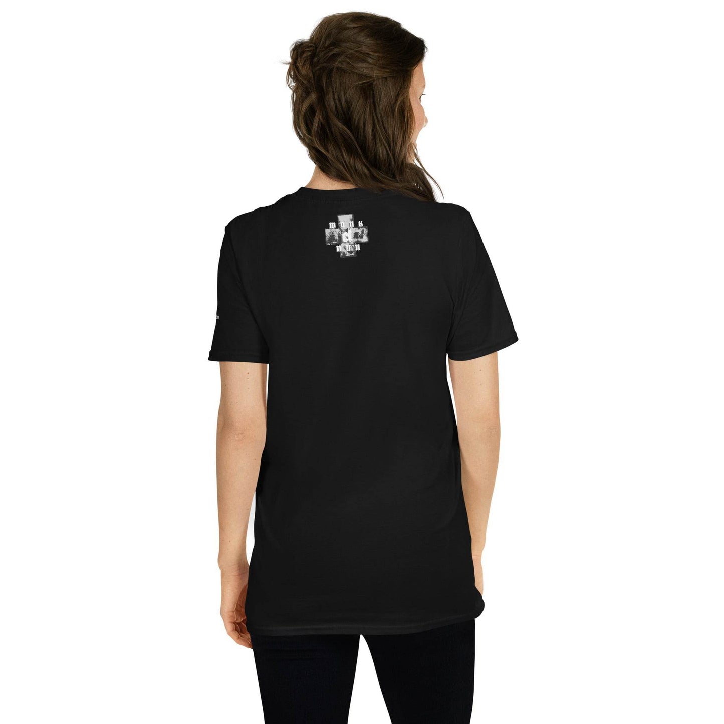Unisex Short Sleeve 100% ring-spun cotton t-Shirt Always think positive - Monk&Nun UnisexClothing