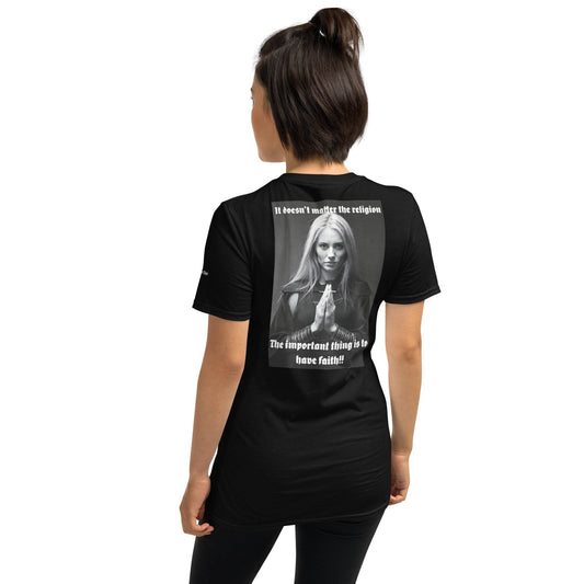 Unisex Short Sleeve 100% ring-spun cotton t-Shirt Design #3 - Monk&Nun UnisexClothing