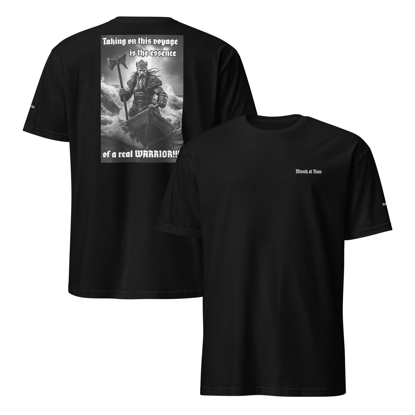 Unisex Short Sleeve 100% ring-spun cotton t-Shirt Design #12 - Monk&Nun UnisexClothing