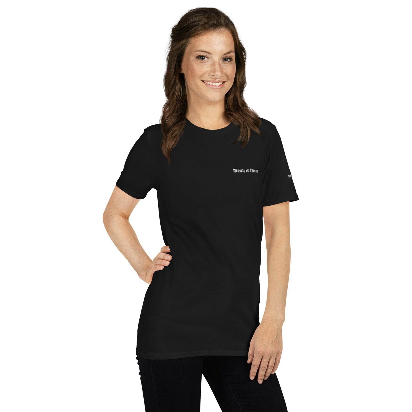 Unisex Short Sleeve 100% ring-spun cotton t-Shirt Design #12 - Monk&Nun UnisexClothing