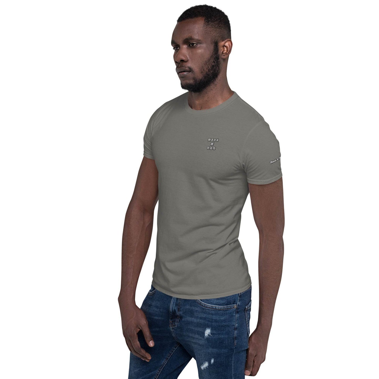Unisex Short Sleeve 100% ring-spun cotton t-Shirt Always think positive - Monk&Nun UnisexClothing