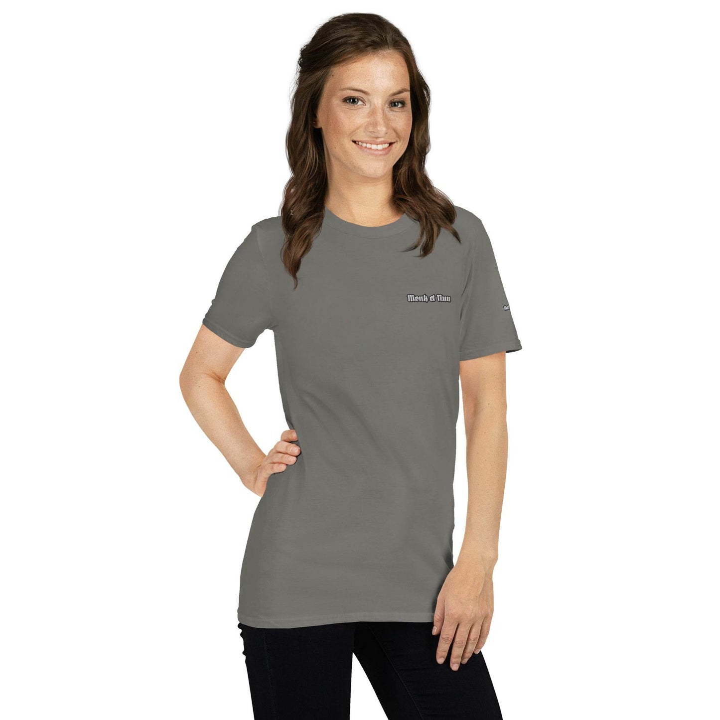 Unisex Short Sleeve 100% ring-spun cotton t-Shirt Design #12 - Monk&Nun UnisexClothing