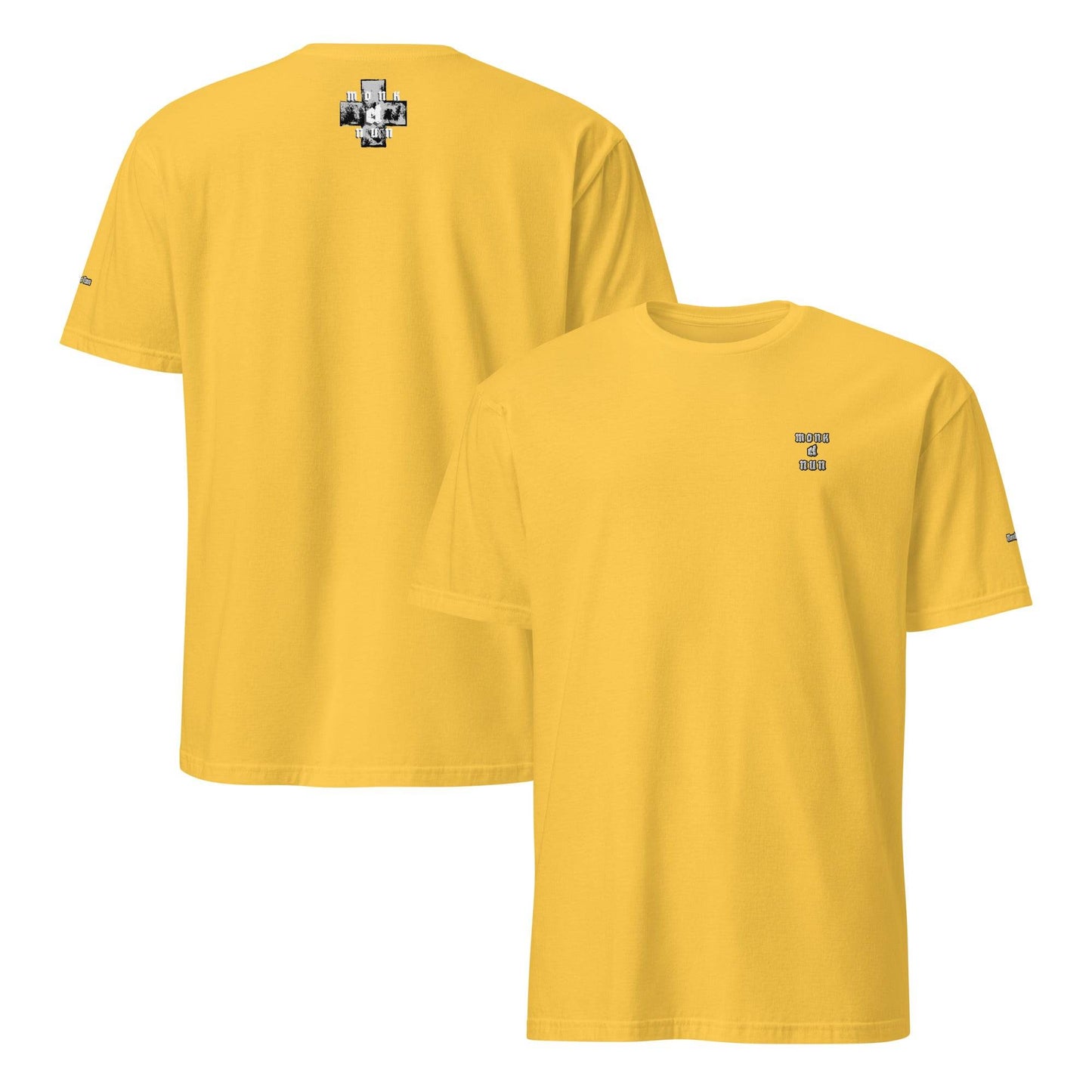 Unisex Short Sleeve 100% ring-spun cotton t-Shirt Always think positive - Monk&Nun UnisexClothing