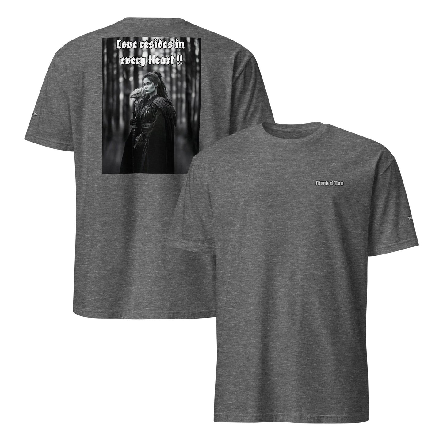 Unisex Short Sleeve 100% ring-spun cotton t-Shirt Design #1 - Monk&Nun UnisexClothing