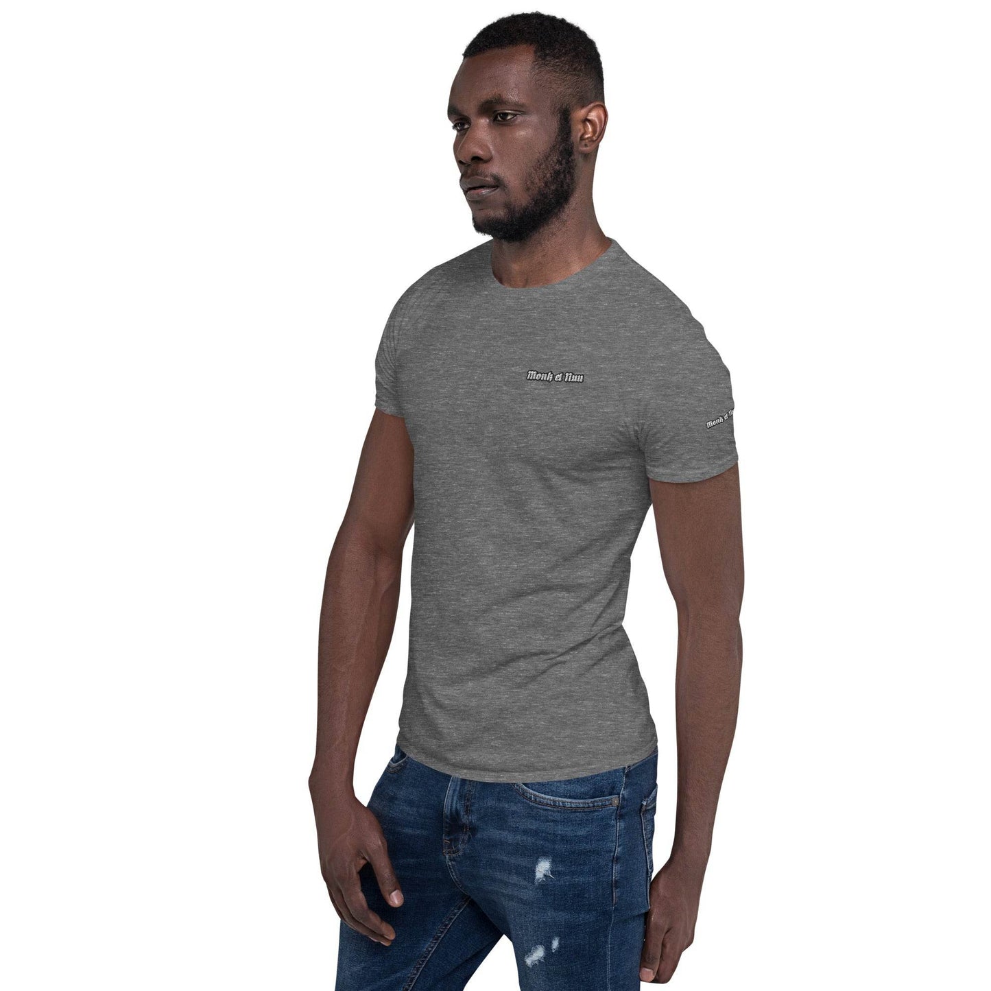 Unisex Short Sleeve 100% ring-spun cotton t-Shirt Design #12 - Monk&Nun UnisexClothing