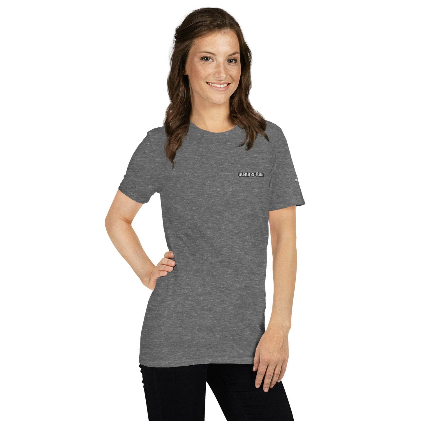 Unisex Short Sleeve 100% ring-spun cotton t-Shirt Design #12 - Monk&Nun UnisexClothing