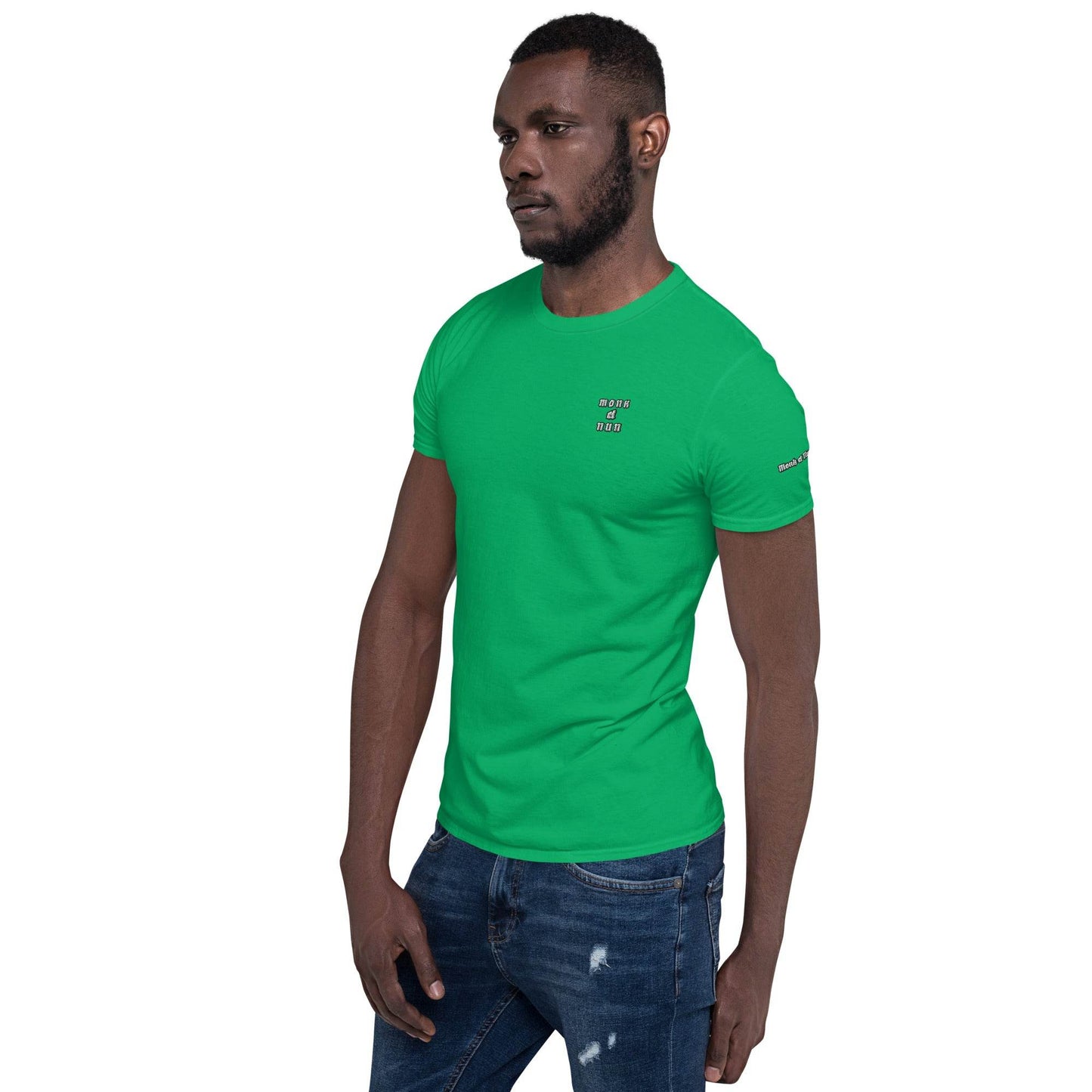Unisex Short Sleeve 100% ring-spun cotton t-Shirt Always think positive - Monk&Nun UnisexClothing