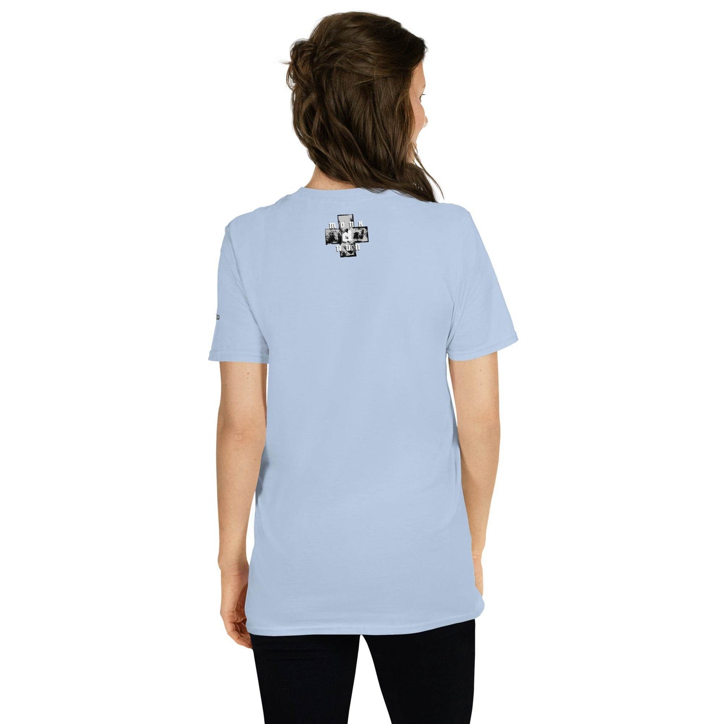 Unisex Short Sleeve 100% ring-spun cotton t-Shirt Always think positive - Monk&Nun UnisexClothing
