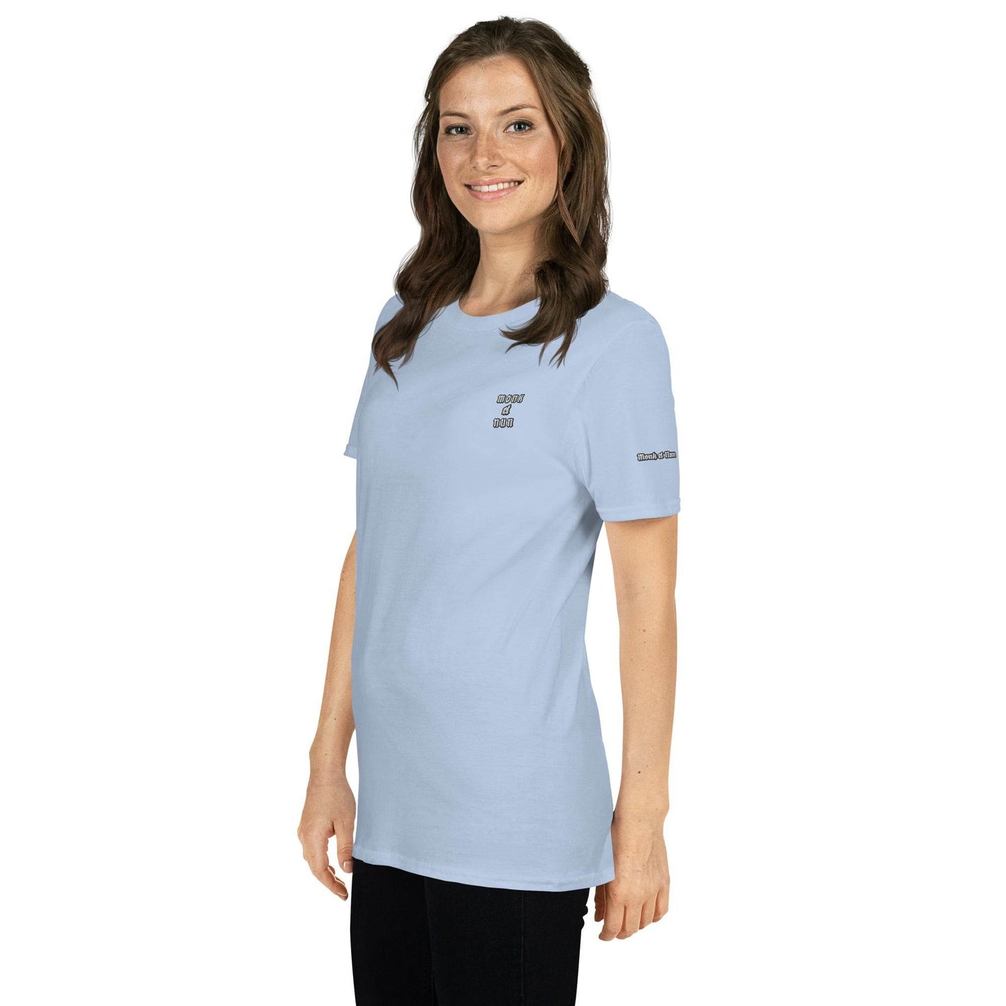 Unisex Short Sleeve 100% ring-spun cotton t-Shirt Always think positive - Monk&Nun UnisexClothing