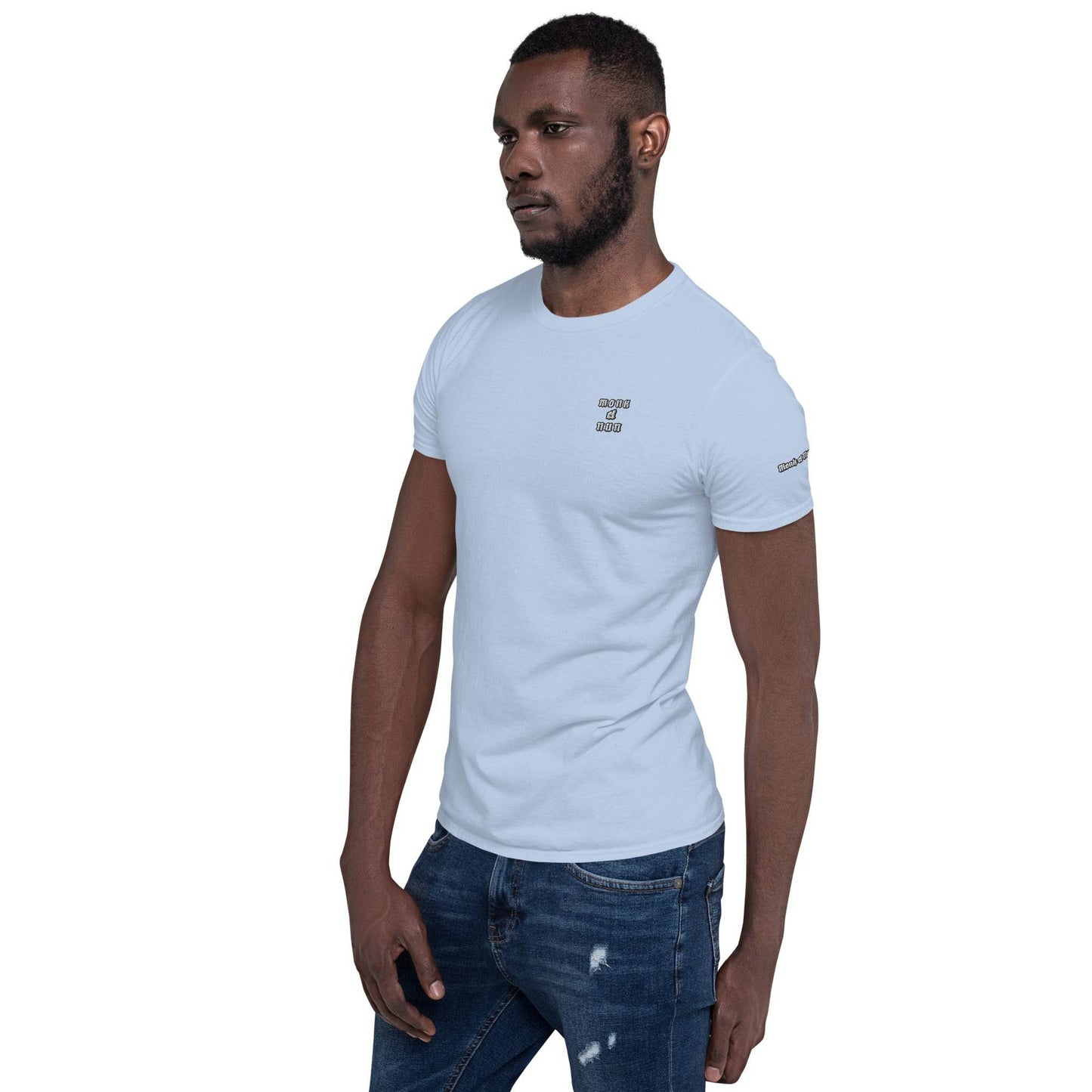 Unisex Short Sleeve 100% ring-spun cotton t-Shirt Always think positive - Monk&Nun UnisexClothing