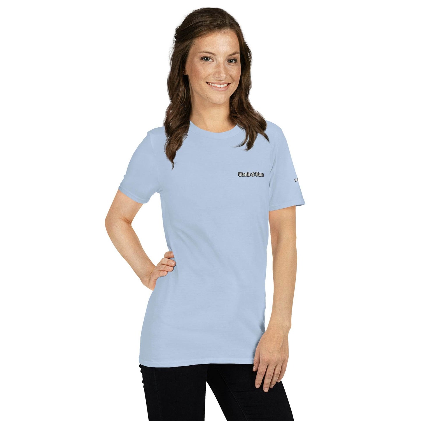 Unisex Short Sleeve 100% ring-spun cotton t-Shirt Design #12 - Monk&Nun UnisexClothing