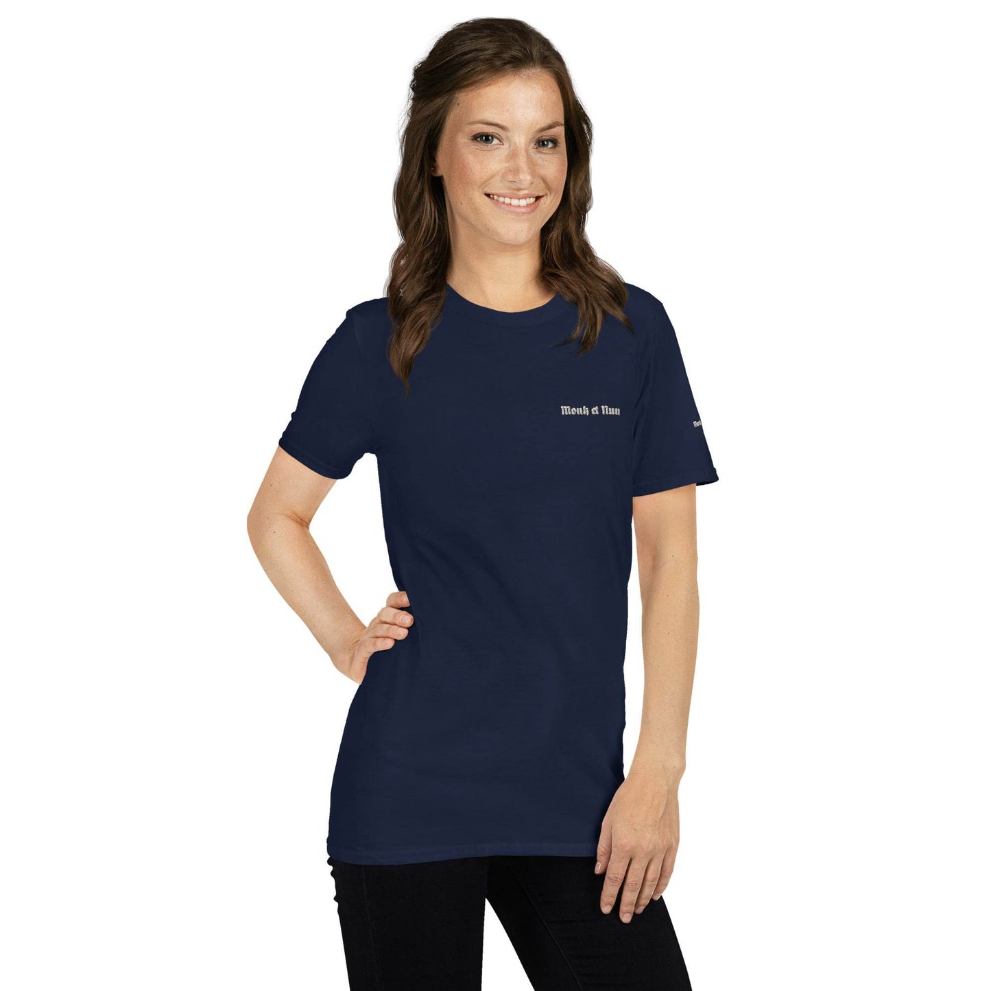 Unisex Short Sleeve 100% ring-spun cotton t-Shirt Design #12 - Monk&Nun UnisexClothing