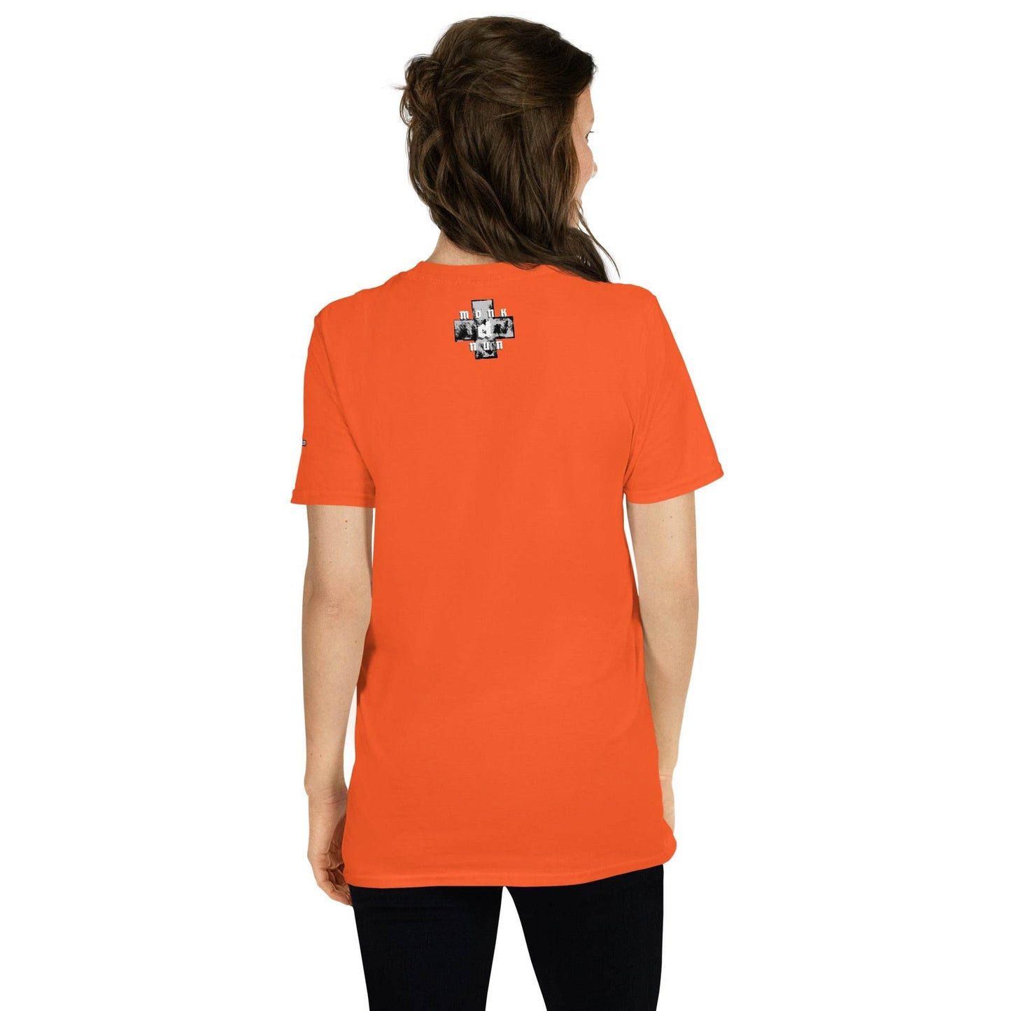 Unisex Short Sleeve 100% ring-spun cotton t-Shirt Always think positive - Monk&Nun UnisexClothing