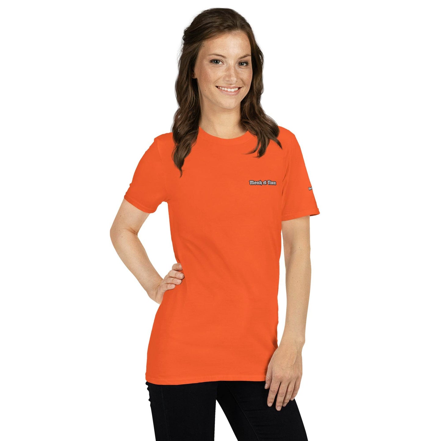 Unisex Short Sleeve 100% ring-spun cotton t-Shirt Design #12 - Monk&Nun UnisexClothing