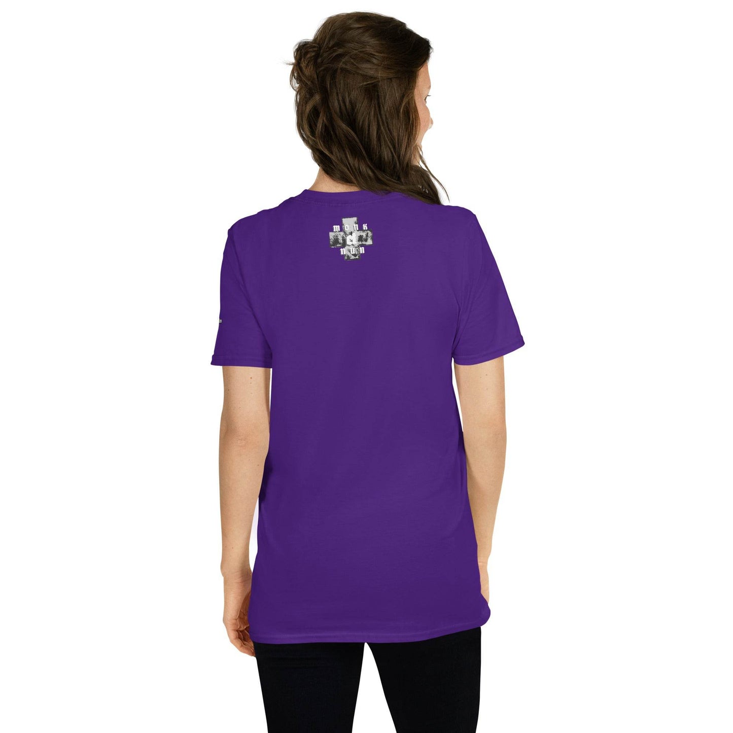 Unisex Short Sleeve 100% ring-spun cotton t-Shirt Always think positive - Monk&Nun UnisexClothing