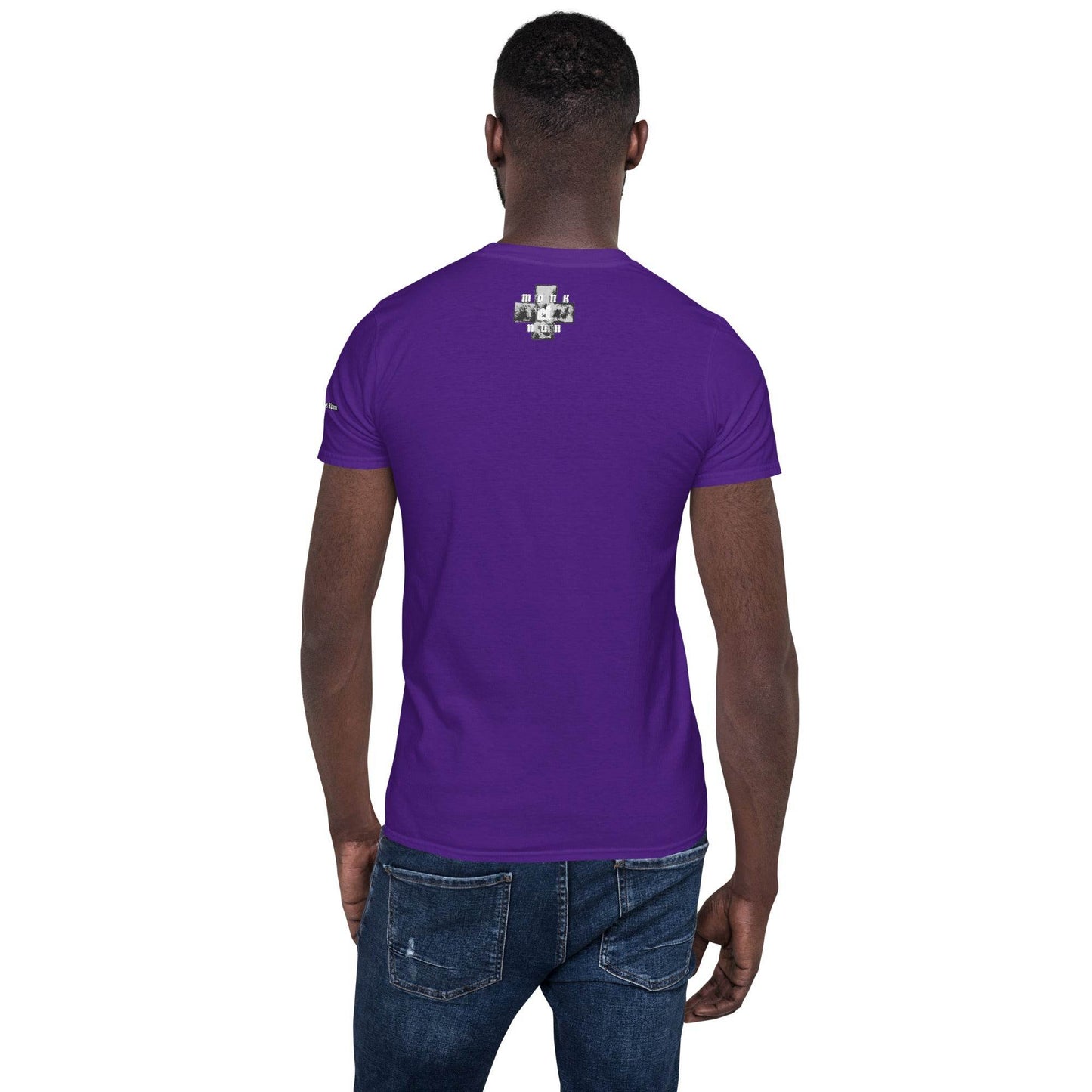 Unisex Short Sleeve 100% ring-spun cotton t-Shirt Always think positive - Monk&Nun UnisexClothing