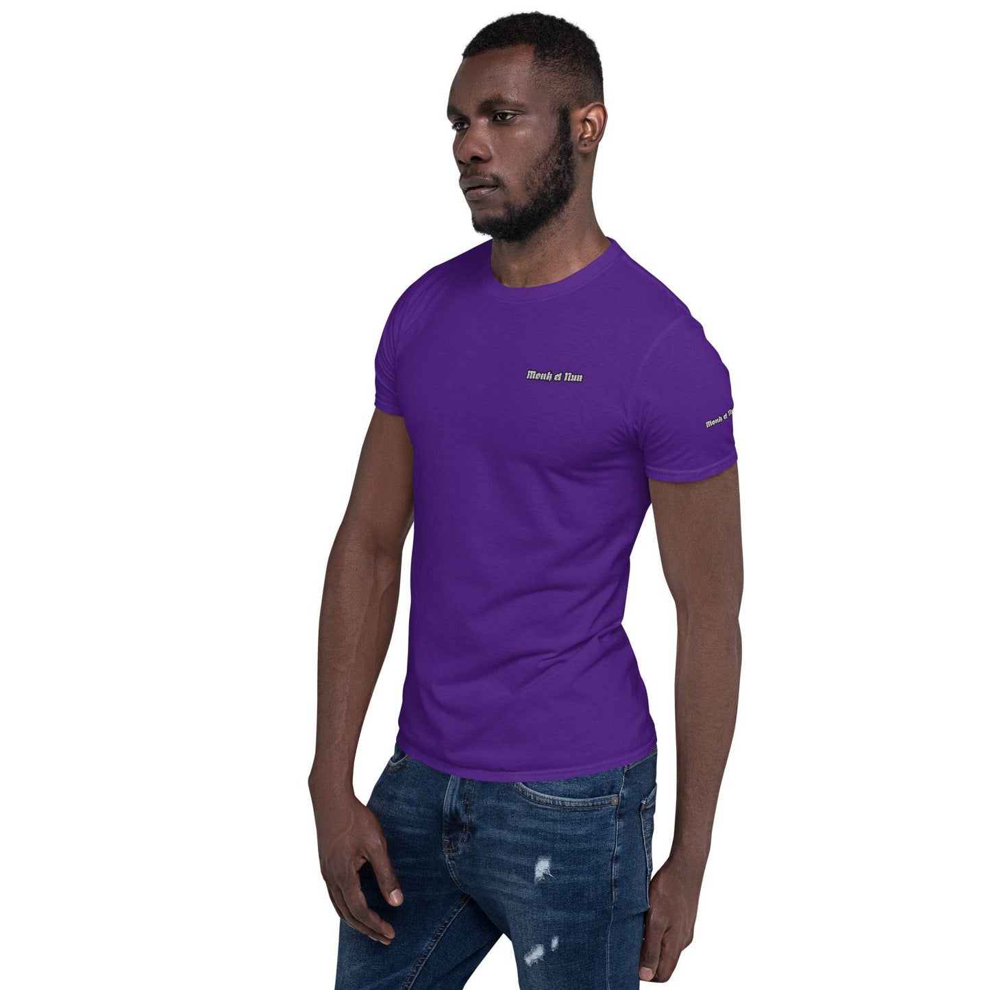 Unisex Short Sleeve 100% ring-spun cotton t-Shirt Design #12 - Monk&Nun UnisexClothing