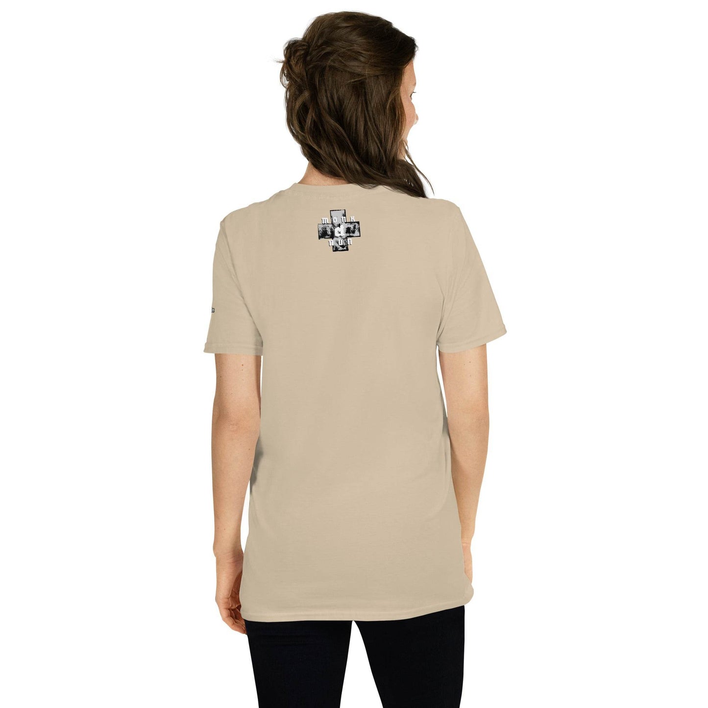 Unisex Short Sleeve 100% ring-spun cotton t-Shirt Always think positive - Monk&Nun UnisexClothing