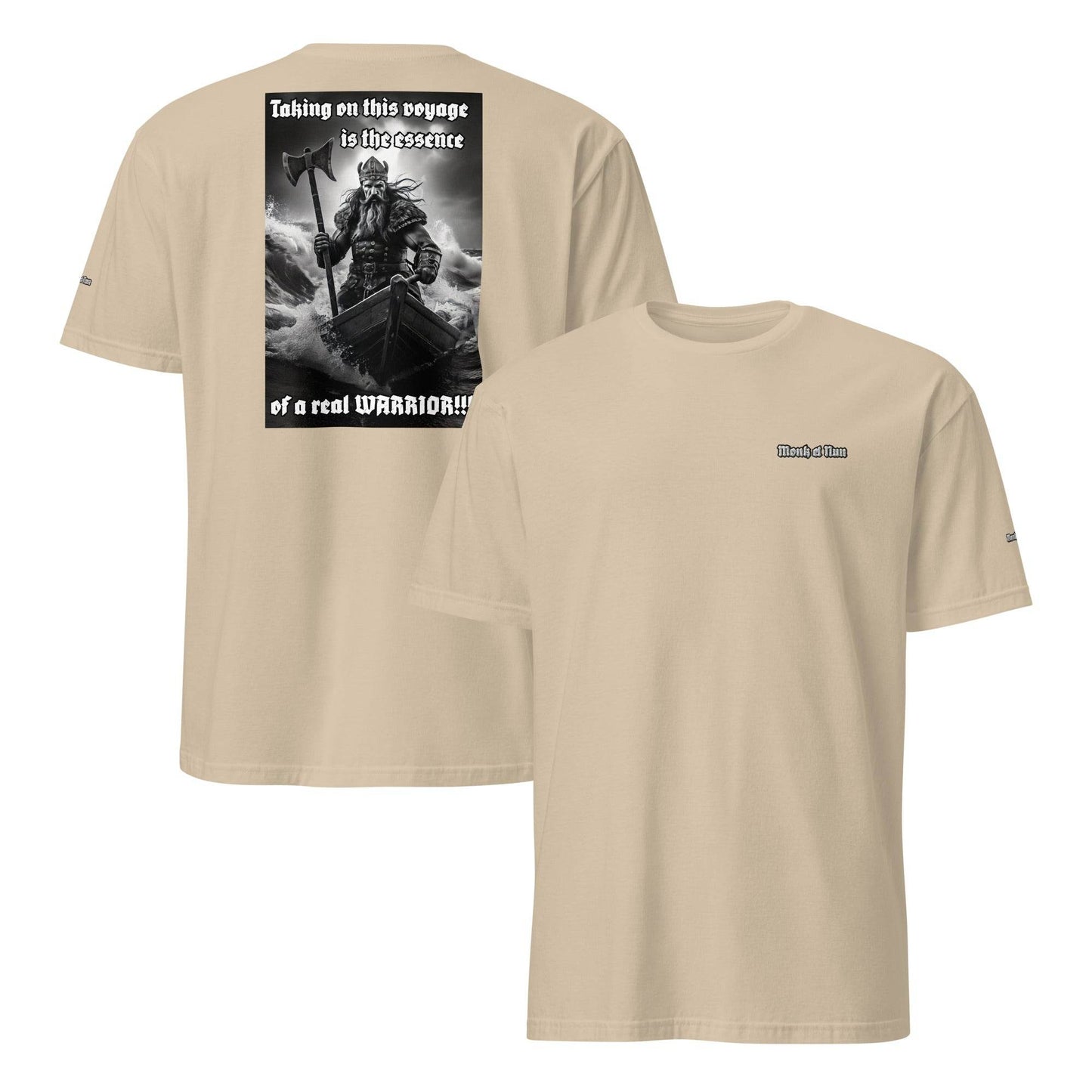 Unisex Short Sleeve 100% ring-spun cotton t-Shirt Design #12 - Monk&Nun UnisexClothing