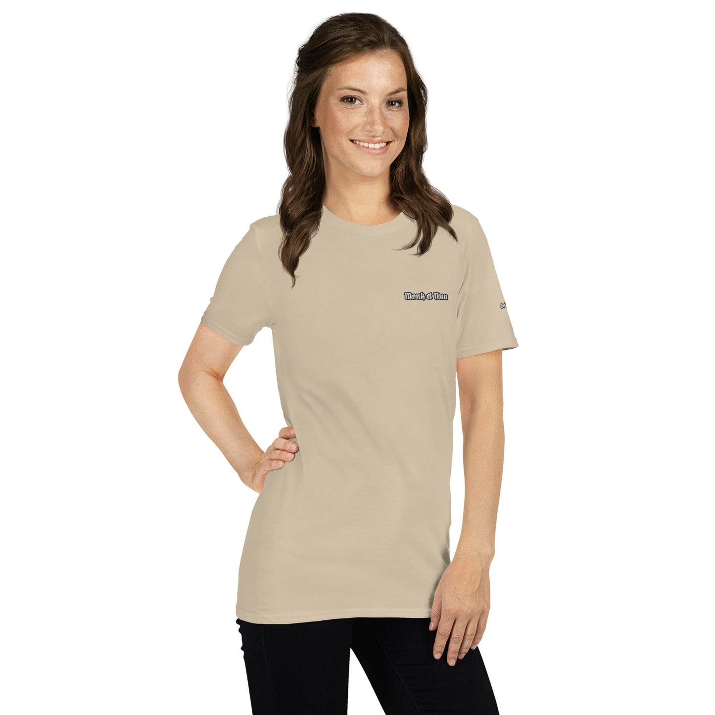 Unisex Short Sleeve 100% ring-spun cotton t-Shirt Design #12 - Monk&Nun UnisexClothing
