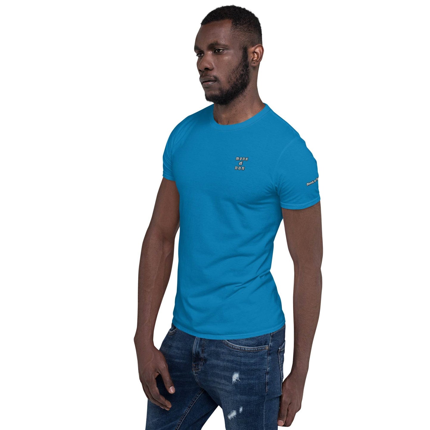 Unisex Short Sleeve 100% ring-spun cotton t-Shirt Always think positive - Monk&Nun UnisexClothing
