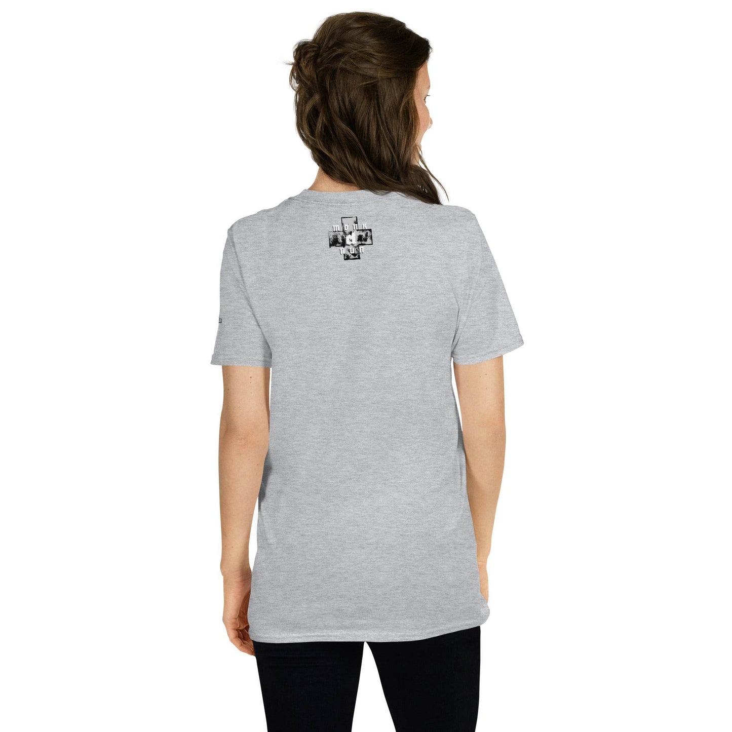 Unisex Short Sleeve 100% ring-spun cotton t-Shirt Always think positive - Monk&Nun UnisexClothing