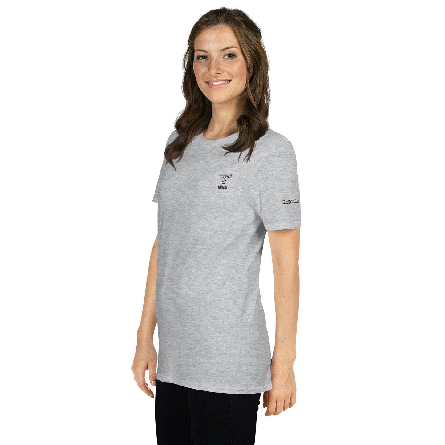 Unisex Short Sleeve 100% ring-spun cotton t-Shirt Always think positive - Monk&Nun UnisexClothing