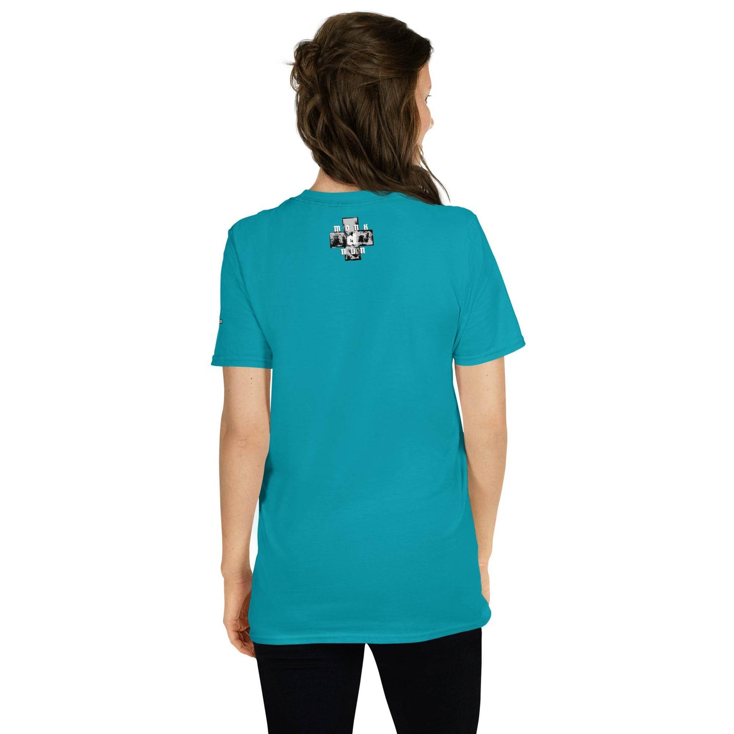 Unisex Short Sleeve 100% ring-spun cotton t-Shirt Always think positive - Monk&Nun UnisexClothing