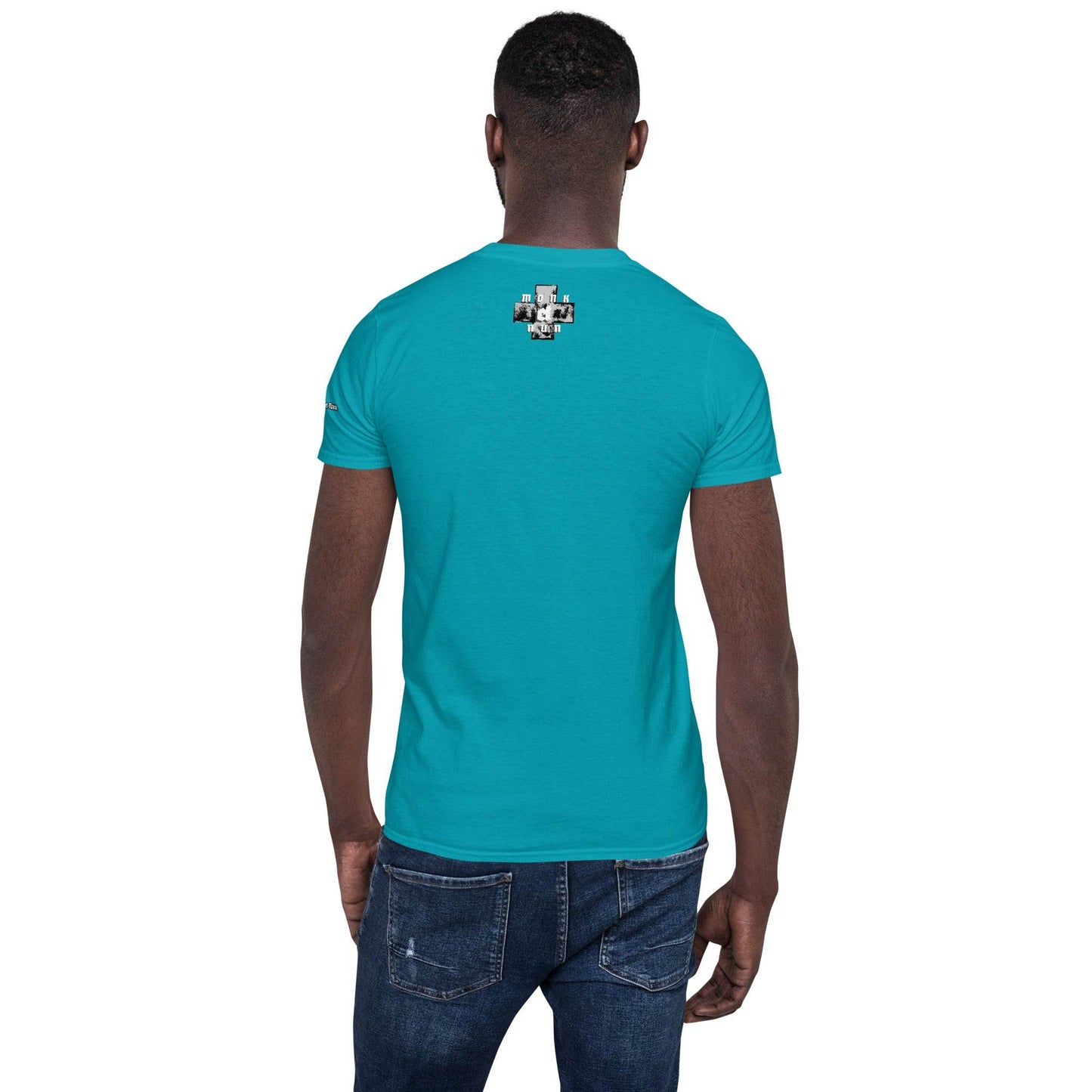 Unisex Short Sleeve 100% ring-spun cotton t-Shirt Always think positive - Monk&Nun UnisexClothing