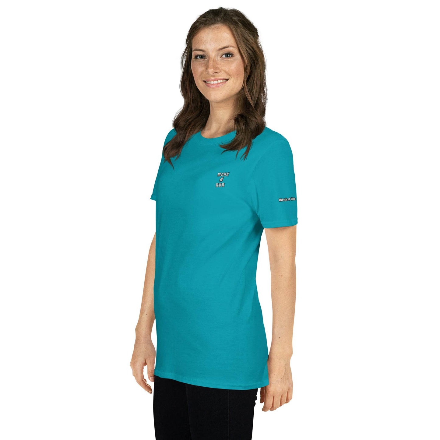 Unisex Short Sleeve 100% ring-spun cotton t-Shirt Always think positive - Monk&Nun UnisexClothing