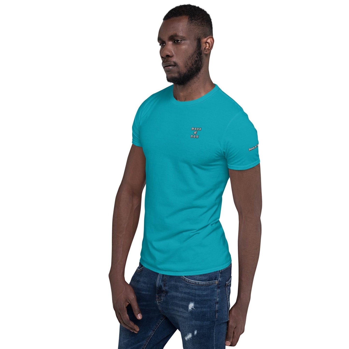 Unisex Short Sleeve 100% ring-spun cotton t-Shirt Always think positive - Monk&Nun UnisexClothing